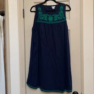 Jcrew embroidered dress